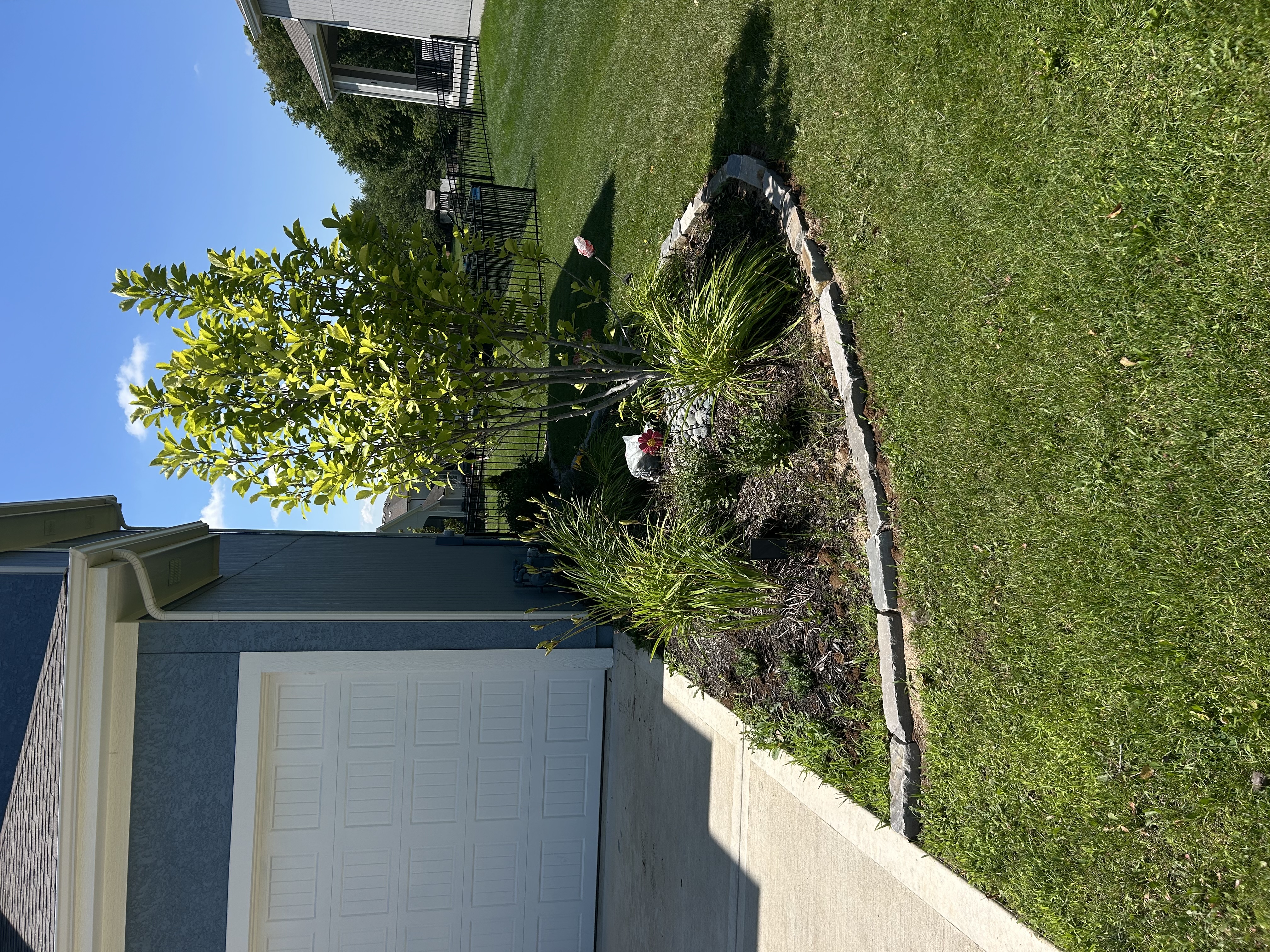 Flower Bed Brick Edging after image